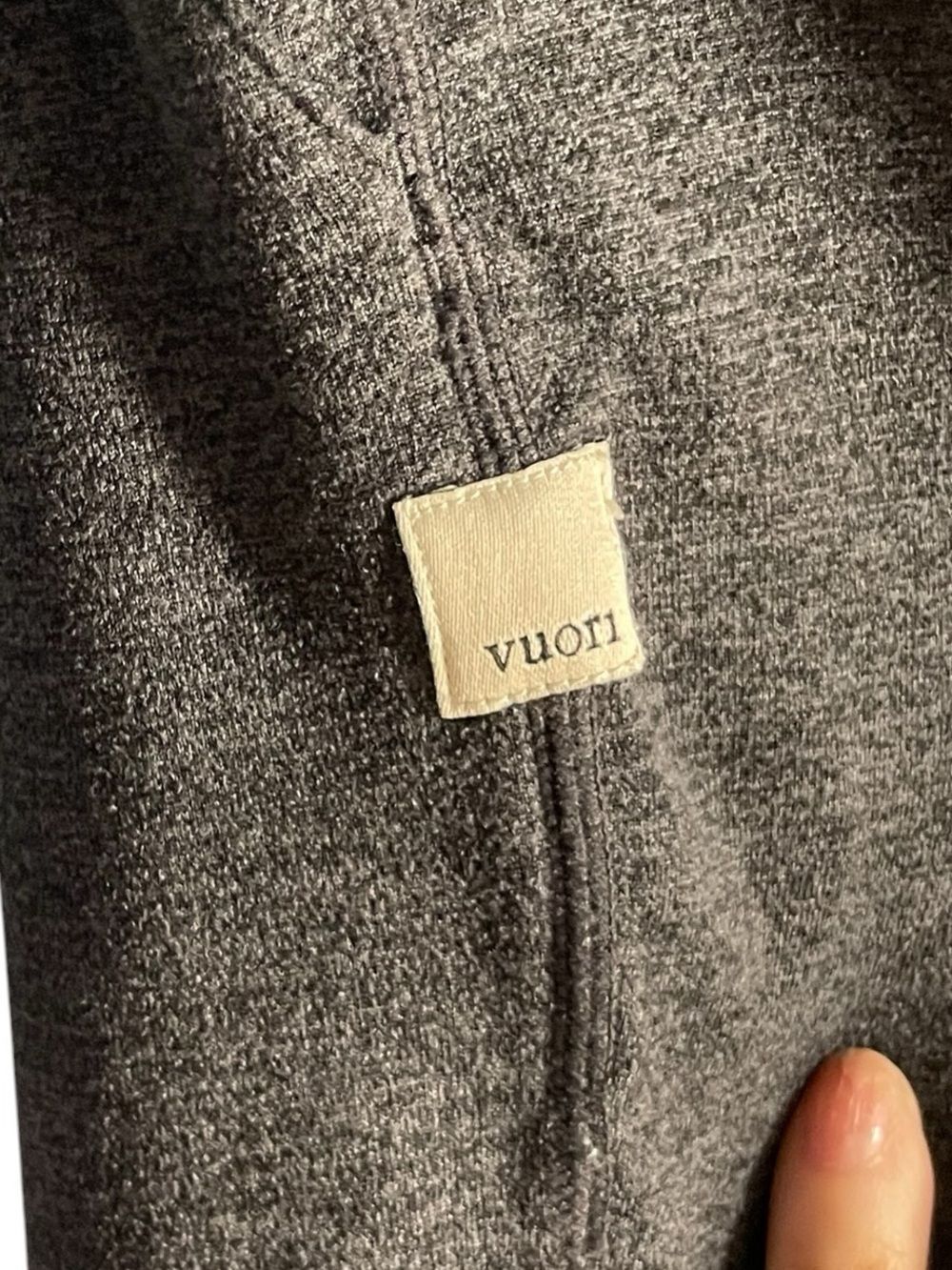 Vuori Performance Joggers Size S Charcoal Heather Gray The Rise/Shine Stretch - Picture 5 of 8